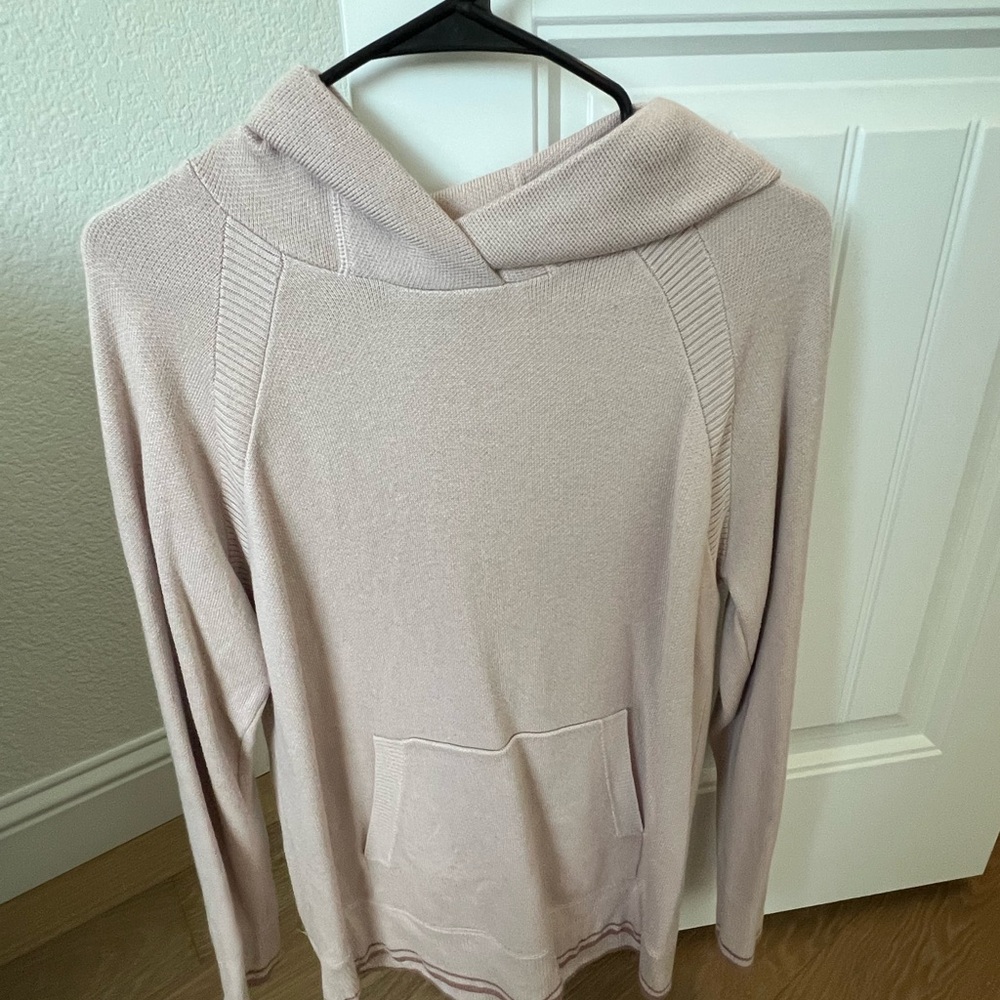 Lululemon Light Pink Hooded Sweater